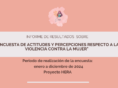 Resultados de la «Encuesta de Actitudes y Percepciones respecto a la violencia contra la mujer»